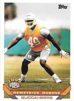 Demetrius DuBose Tampa Bay Buccaneers 1993 Topps NFL Rookie Card #232